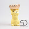 HASE MIT SCHALE ZEMENT 18,5X15X28 CM GELB