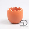 ZERBROCHENES EI ZEMENT 13X13X11,5 CM STEIN ROT