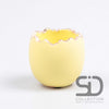 ZEMENT FÜR ZERBROCHENE EIER 9,3X9,3X8 CM GELB
