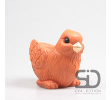VOGEL MIT PFLANZGEFÄSS ZEMENT 19,5X13,5X16,5 CM STEIN ROT