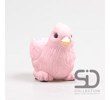 VOGEL MIT PFLANZER ZEMENT 12X8X7,5 CM ROSA