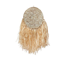 Wanddekoration aus Raffia, 35x80cm