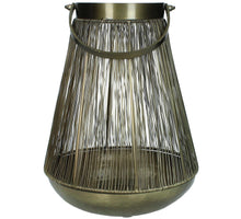 Windlicht Metall Gold 21x21x28cm