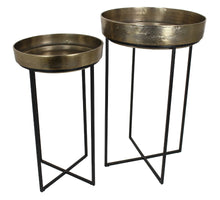 Pflanzgefäß Aluminium Gold 75x50x50cm 2er-Set