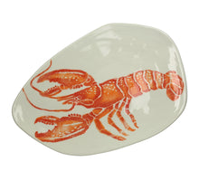 Teller Hummer Keramik Orange 45x31x2.8cm