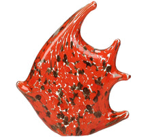 Ornament Fisch Glas Orange 13x4x11.5cm
