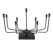Kerzenhalter Metall Schwarz 47x22x65cm