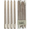 Kerze Twisted Wax Champagner 7.8x2.5x26cm BOX/4