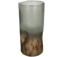 Vase Glas Weiß 14x14x30cm