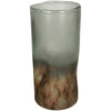 Vase Glas Weiß 14x14x30cm