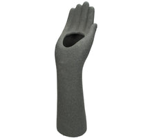 Vase Handkeramik Grau 39x11x14cm