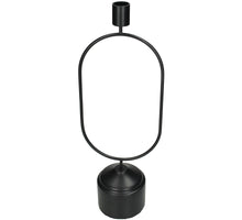 Tisch ''Webbing'' XL rund D41,5 H41,5cm natur/schwarz