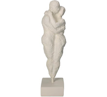Ornament Menschen umarmen Polyresin Elfenbein 8x8x32,3cm
