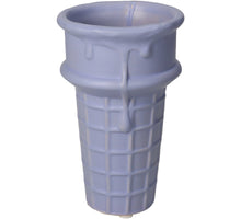 Pflanzgefäß Eisbecher Feines Steingut Flieder 8,8x8,8x14,8cm