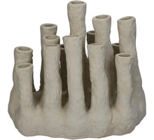 Vase Koralle Feines Steingut Ecru 27x16x24cm