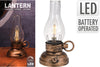 LANTAARN MET LED LICHT D13 H20CM (excl. 2xAAA BATTERIJEN)