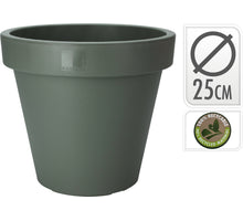 BLUMENTOPF EK RUND DURCHMESSER 25CM GRÜN