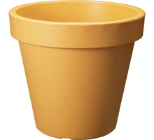 BLUMENTOPF EK RUND DURCHMESSER 50CM OCKERGELB