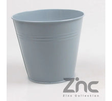 Zinktopf 0,5 l XXS D11 H10 B7,5 cm grau