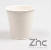 Zinktopf 0,5 l XXS D11 H10 B7,5 cm Creme