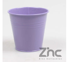 Zinktopf 0,5 l XXS D11 H10 B7,5 cm Lila