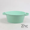ZINK TEIL 1.5L M/OREN D22 H9.5 B17 CM PASTEL TURQUIOSE