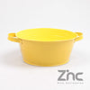 ZINK TEIL 1.5L M/OREN D22 H9.5 B17 CM GEEL