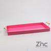 ZINK SCHAAL RECHTHOEKIG 20X40 CM TELMAGENTA
