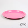 ZINK ONDERBORD ROND M 40X2.5 CM TELMAGENTA