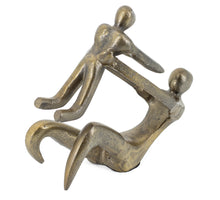 Bild Eltern Kind Gold 18,5x7,5x17cm