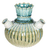 Keramik-Tulpenvase blau 19x19x18cm