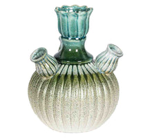 Keramik-Tulpenvase blau 22x22x27,5cm