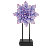 Dekoration Standardblume lila 28,5x28,5x2,1cm