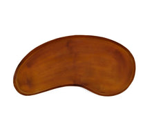 Metalltablett, nierenförmig, Mandarine, 57,5 x 27,5 x 2 cm