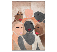 Gemälde Frauen Leder 52x77x2cm