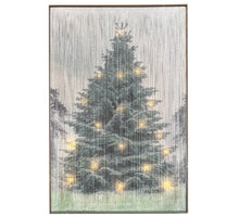 Malerei Draht Tannenbaum mit Beleuchtung 55.5x84x2.5cm