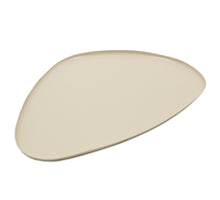 Metalen tray organisch sand marble 28x39cm