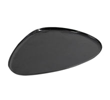 Metalen tray organisch black marble 30x22cm