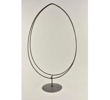 Doppel-Eierhalter auf Metallfuß 32x7,5x67cm