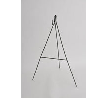 Groene metalen standaard o.a. voor rouwkrans t/m 60cm