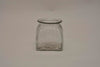 Glaspot ribbel helder D10 H10,5cm