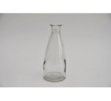 Flasche Glas Jill klar D7,5 H18cm