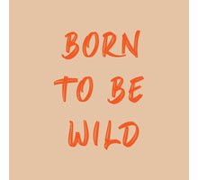 Tegeltje born to be wild