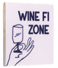 Tegeltje wine fi zone 10,5x10,5x0,5cm