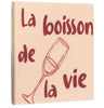 Tegeltj la boisson de la vie 10,5x10,5x0,5cm