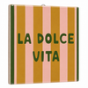 Tegeltje la dolce vita 10,5x10,5x0,5cm