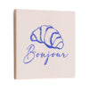 Tegeltje bonjour croissant - keramiek 10,5x10,5x0,5cm