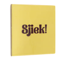 Tegeltje Sjiek - keramiek 10,5x10,5x0,5cm