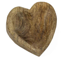 Holzschale Herz 10,5x10x2,5cm