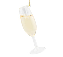 Weihnachtskugel Champagner 4,4x4,4x12cm
